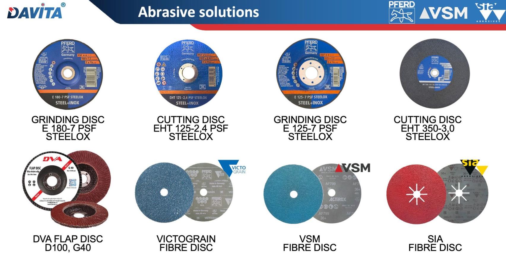Vật liệu mài cắt Pferd VSM