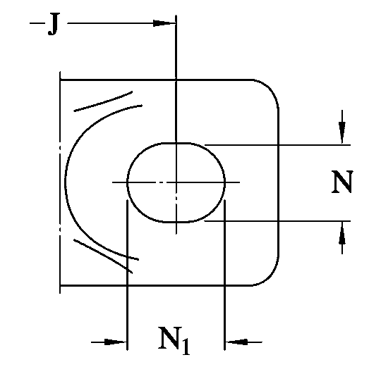 Chi tiết lỗ bắt bu lông chân đế UCP 205 SKF