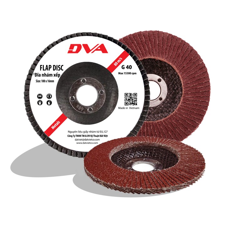 [EIDV03535] DVA100040M, high quality Flap Disc, D100, Grit 40