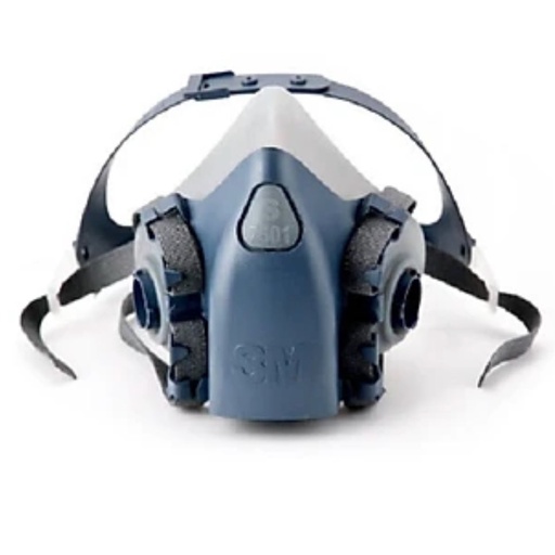3M 7501 Half Facepiece Reusable Respirator, Small size, 10 pcs/carton 