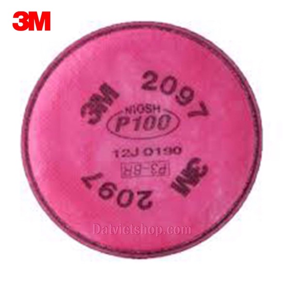 [EIDV03640] 3M 2097 Tấm lọc bụi chuẩn P100 dùng cho mặt nạ 3M 7500 series