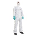 Bộ quần áo bảo hộ Honeywell, Mutex Light+, màu trắng, Size M. Dùng cho phòng sơn, phòng thí nghiệm, hóa chất