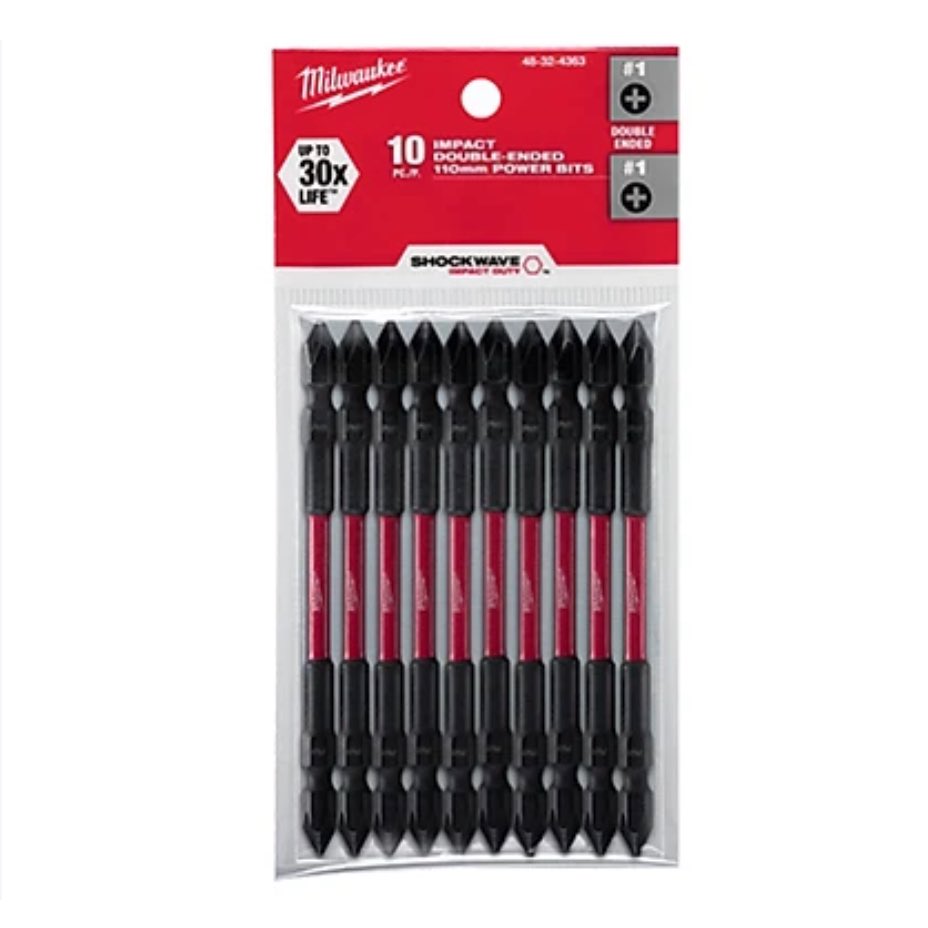 Milwaukee 48-32-4363D, Screw long driver PH1-110mm, 10 pcs/pack