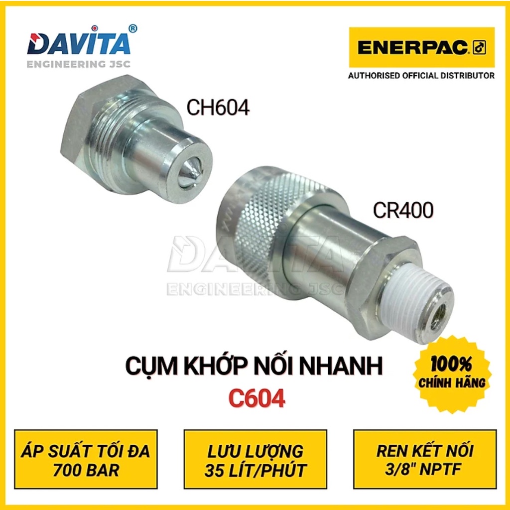 [EIDV06863] Đầu nối thủy lực ENERPAC C604
