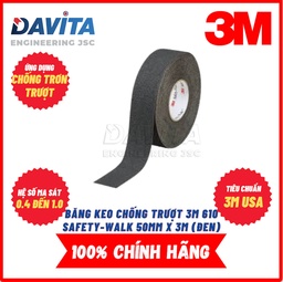 [EIDV03539] Anti-slip 3M 610 Safety Walk tape, black color (5cm width x 18m length), Sale per Roll 18m