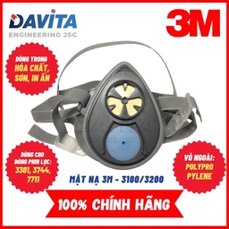 [EIDV03602] Half face mask 3M 3100 used with 1 filter