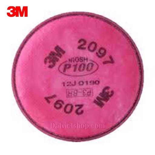 3M 2097 P100 filter for 3M mask 7500 series