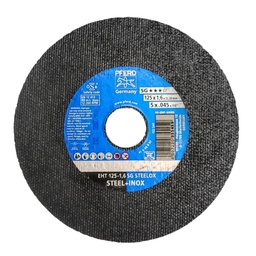 [EIDV04713] PFERD cutting disc 5 inch, size 125x1.6x22.23mm, SG STEELOX, code 355459