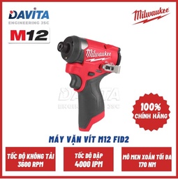 [EIDV05043] Máy vặn vít Milwaukee M12 FID2-0X (Chưa pin và sạc)